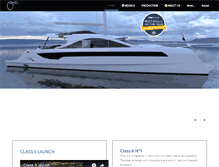 Tablet Screenshot of o-yachts.com